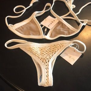 Posh Pua Cream Bikini Set